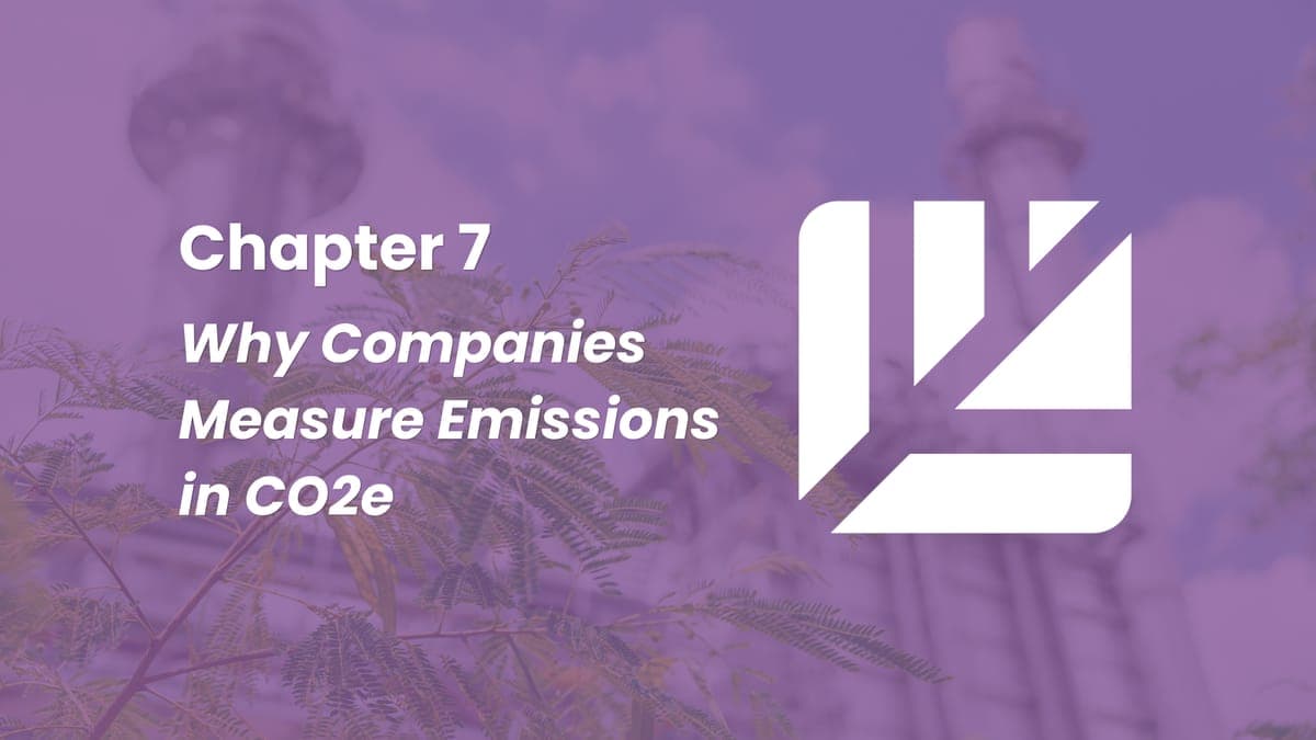 Why Companies Measure Emissions in CO2e
