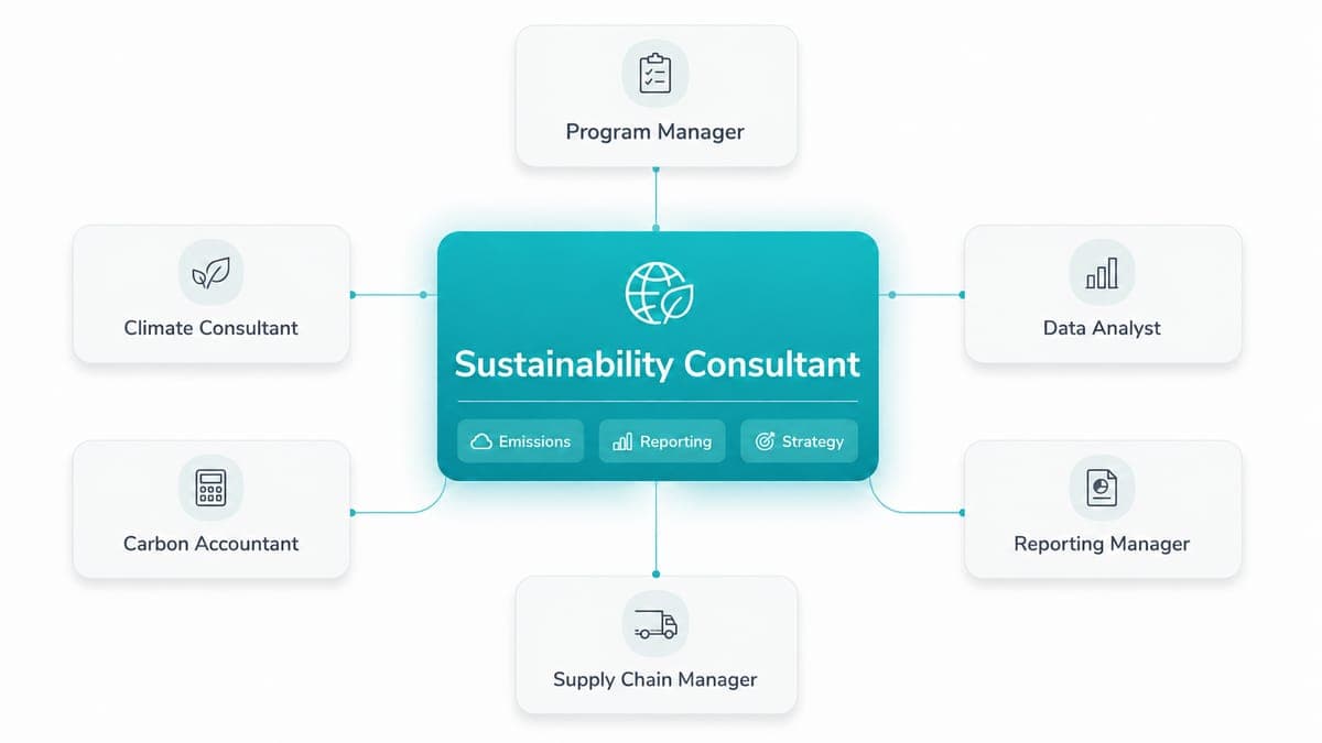 Aclymate sustainability consultant advising a client on strategy and reporting